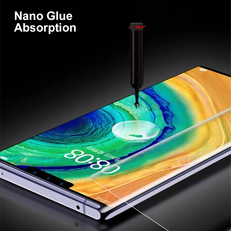 For Samsung S23  Curved Surface UV Full Glue Tempered Film 3D Screen Protector Tempered Glass Lens Film For Samsung S23 Ultra