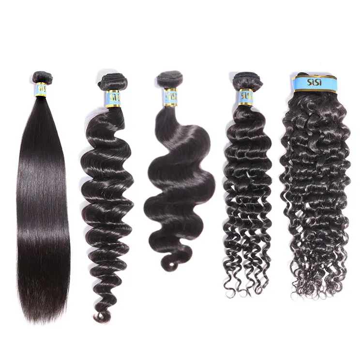 Xuchang Hair Raw Hair Wholesale Wavon Human Hair, Grade 11a Virgin Brazilian Hair Bundles, Different Types of Curly Weave Hair