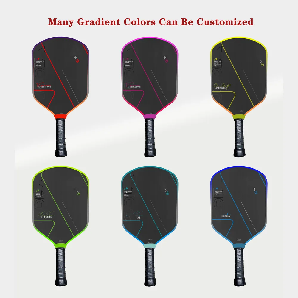 Gen 3 Paddle Propulsion Core technology HONEYCOMB CORE +A longer hitting surface combined with a shorter handle for added power
