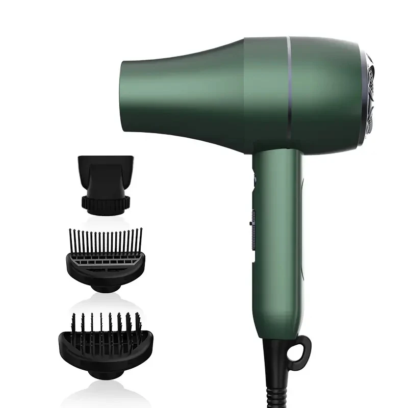 New Arrive High Power Salon Fast Heating Hot and Cold Electric Hair Dryer with Comb & & Styling Nozzle Blow Dryers Customize