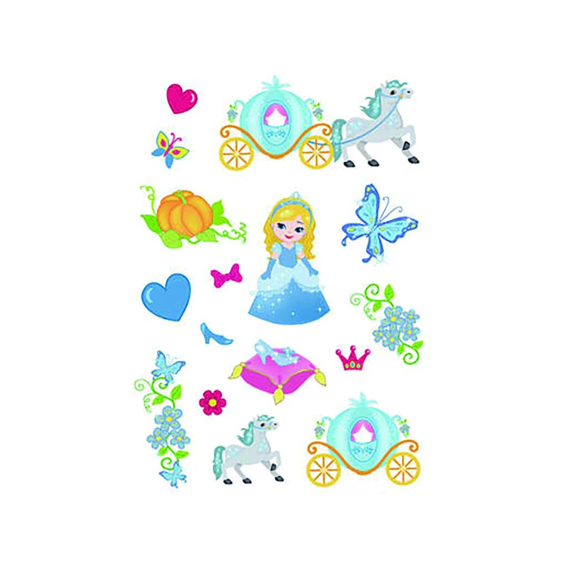 Alpacos Series Custom Children Cute Cartoon Christmas Tattoo Temporary Waterproof Arm Tattoo Sticker For Kid Child