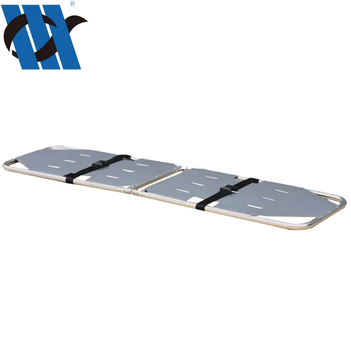 BDST107 PVC Plastic Rescue Folding Metal Medical Stretcher Transport Emergency Stretcher