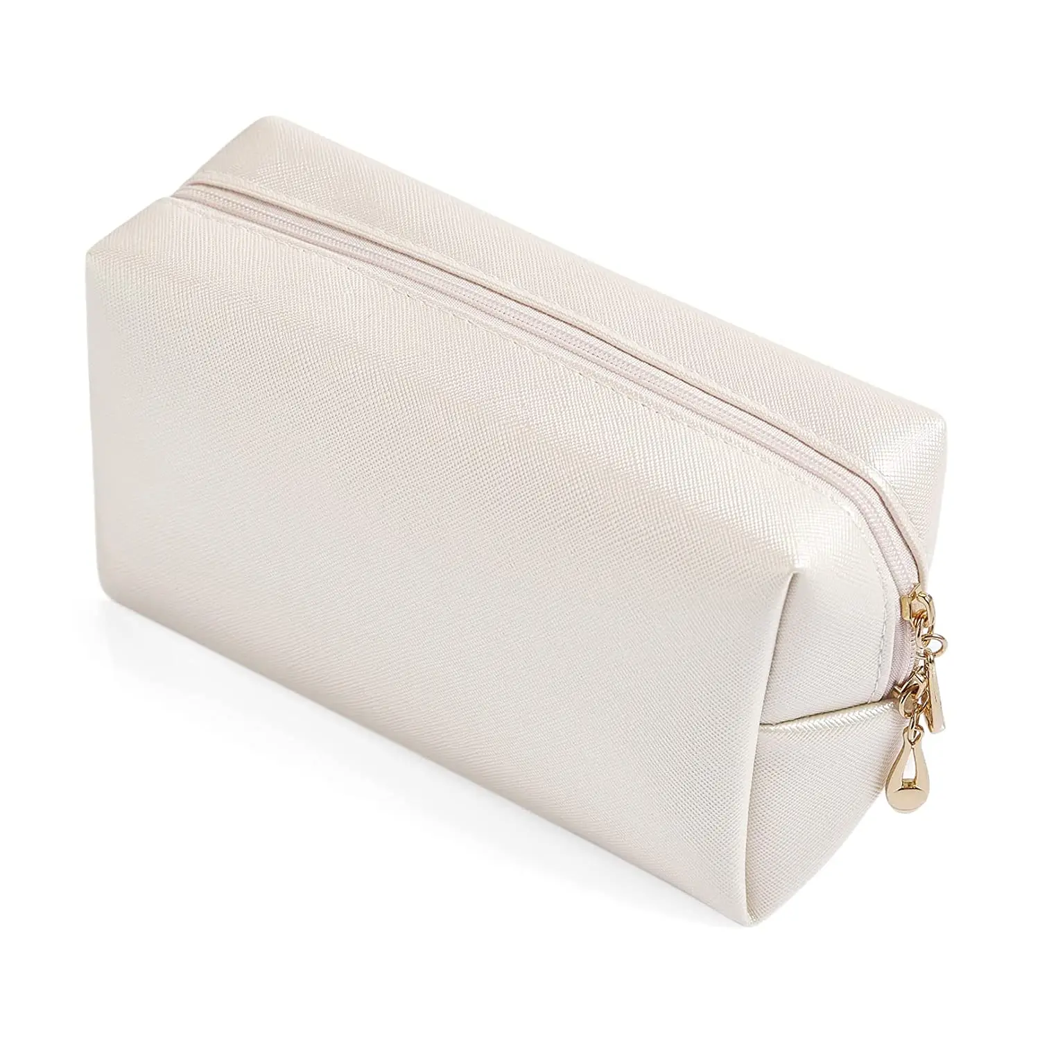 Water-resistant  PU Leather Cosmetic Pouches Toiletry Washing Bag for Women Girls