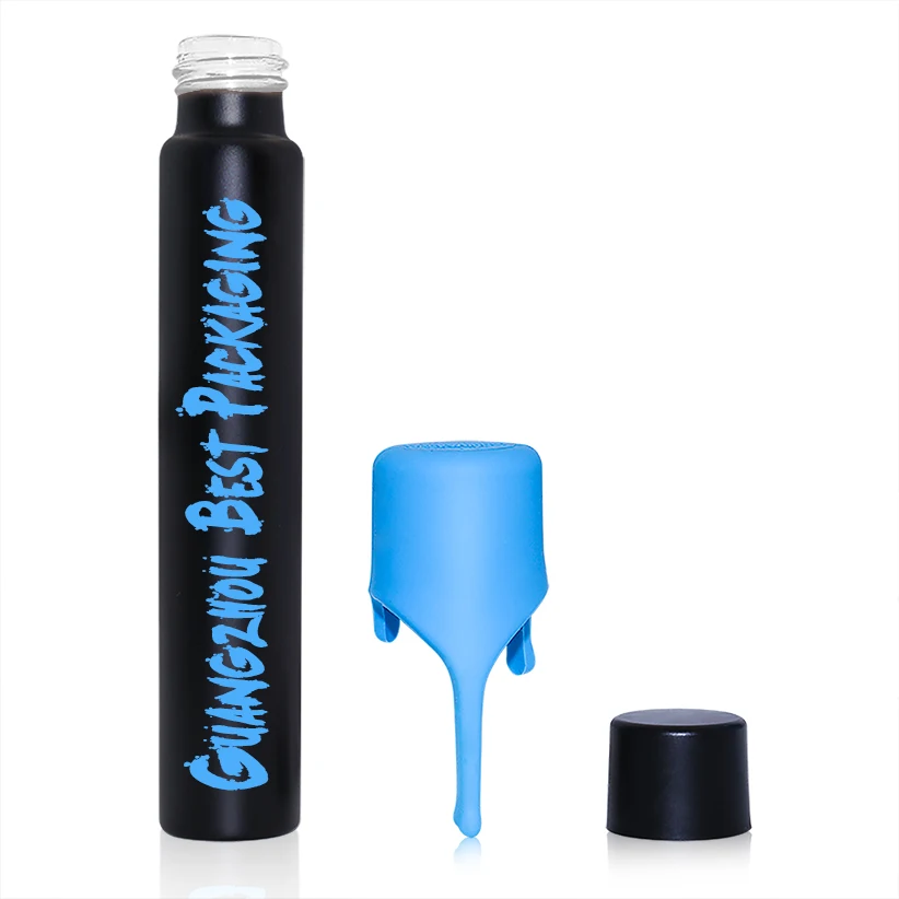 Wholesale price custom logo tube storage rolling cigarette cone tube pre packing food grade glass tube