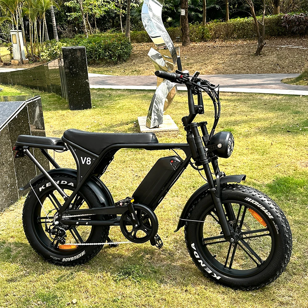 Оригинальный электровелосипед Fatbike Electrische Ouxi V8 250 Ватт Fiets Eu склад Ebike 48v 15ah электрический велосипед с толстыми шинами
