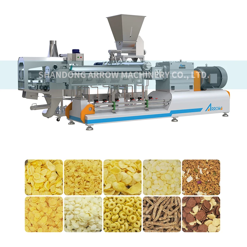Arrow Good quality Advanced Breakfast Cereals Production Line Corn Flakes Making Machinery