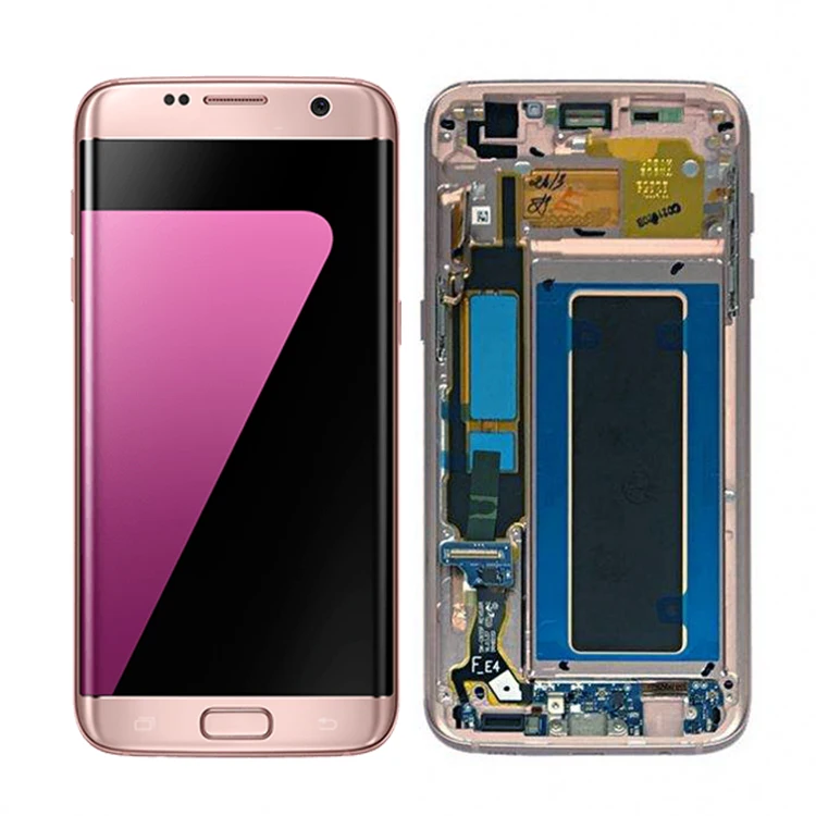 Wholesale spare parts lcd for samsung for galaxy s7 edge display screen