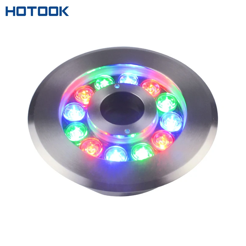 DIY Project Customized DMX512 RGB RGBW IP68 Pool Pond dancing musical water fountain led light