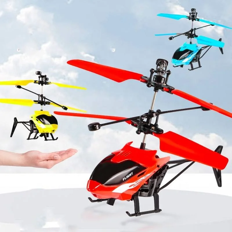 Rc Helicopter 2.4G Remote Control Emergency Stop With Hover Function 2 Channel Toy For Boy Children Gift