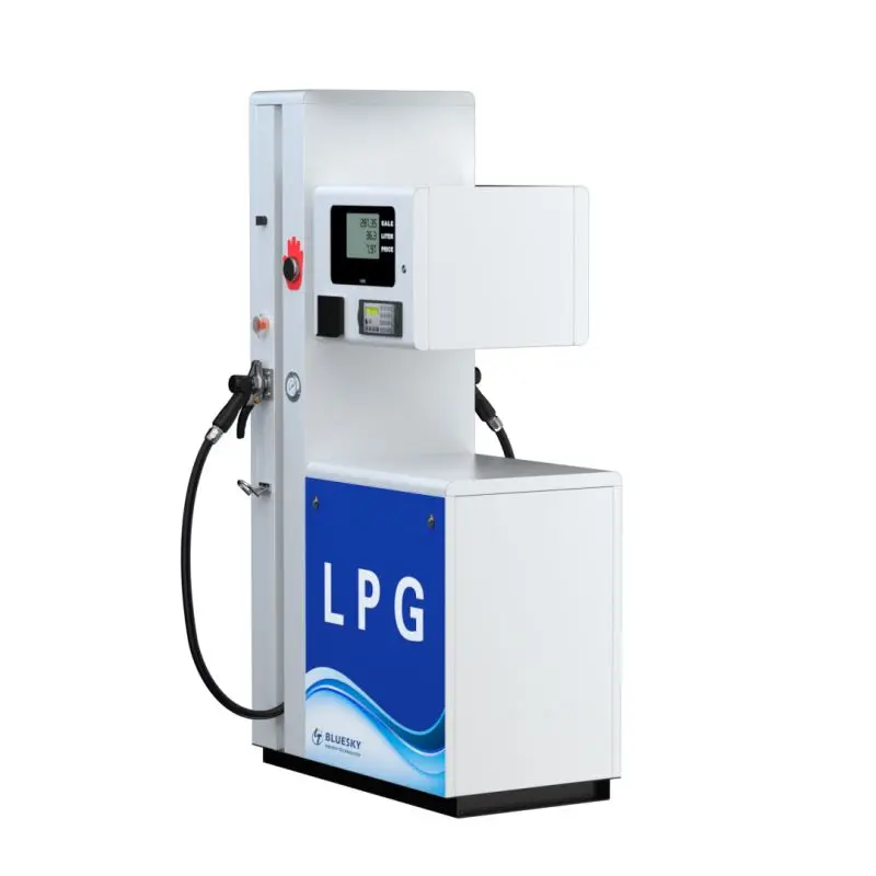 Газораздаточная станция с двойным соплом lpg функцией электронной/механической калибровки