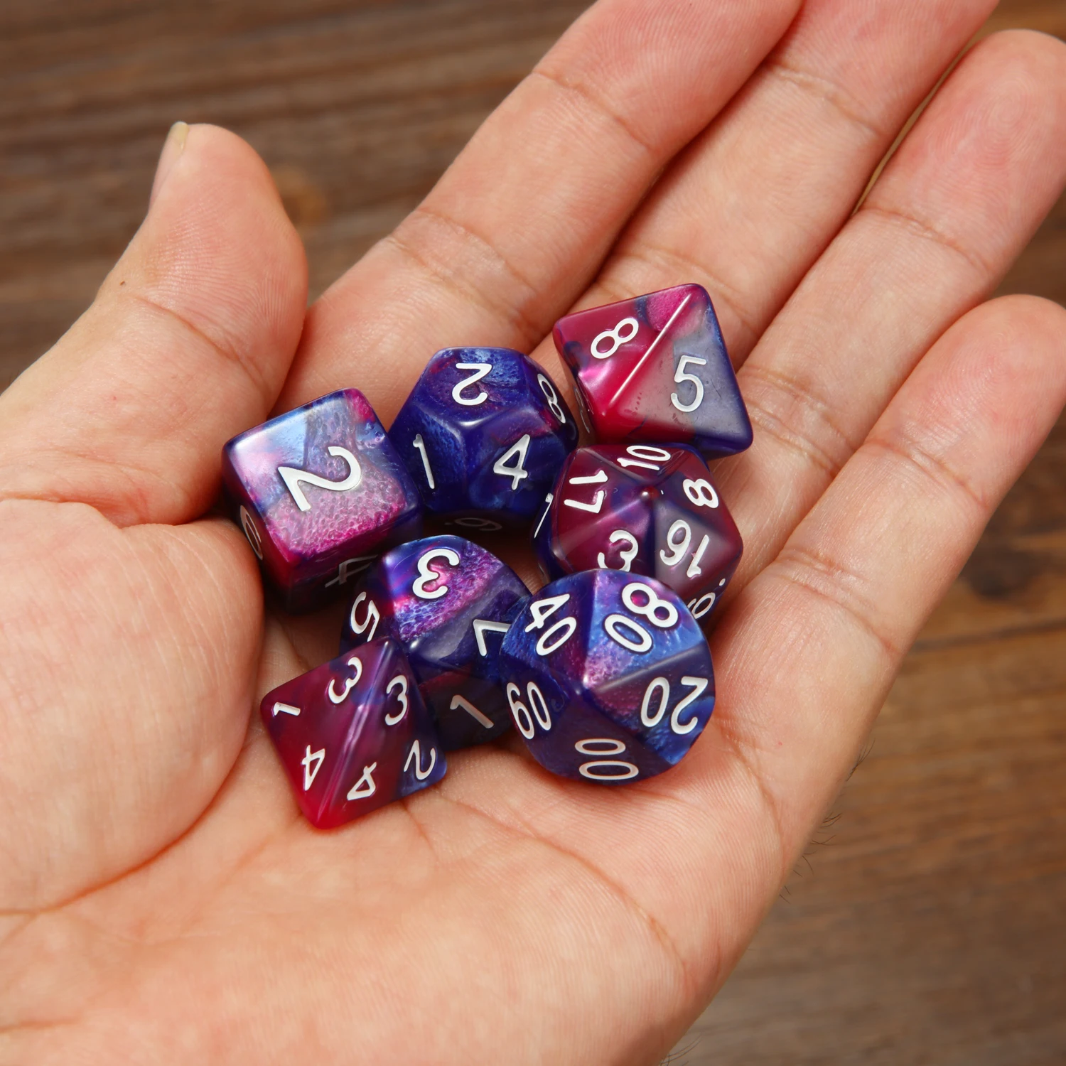 Набор многогранных кубиков многоцветная игра для RPG Dungeons and Dragons DND MTG D20 D12 D10 D8 D6 D4