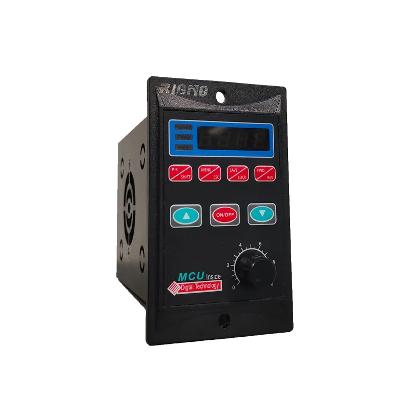 RIQNO T13-750W-12-H mini inverter 220V 500w 750w vfd single phase to 3 phase low price vfd drive for motor