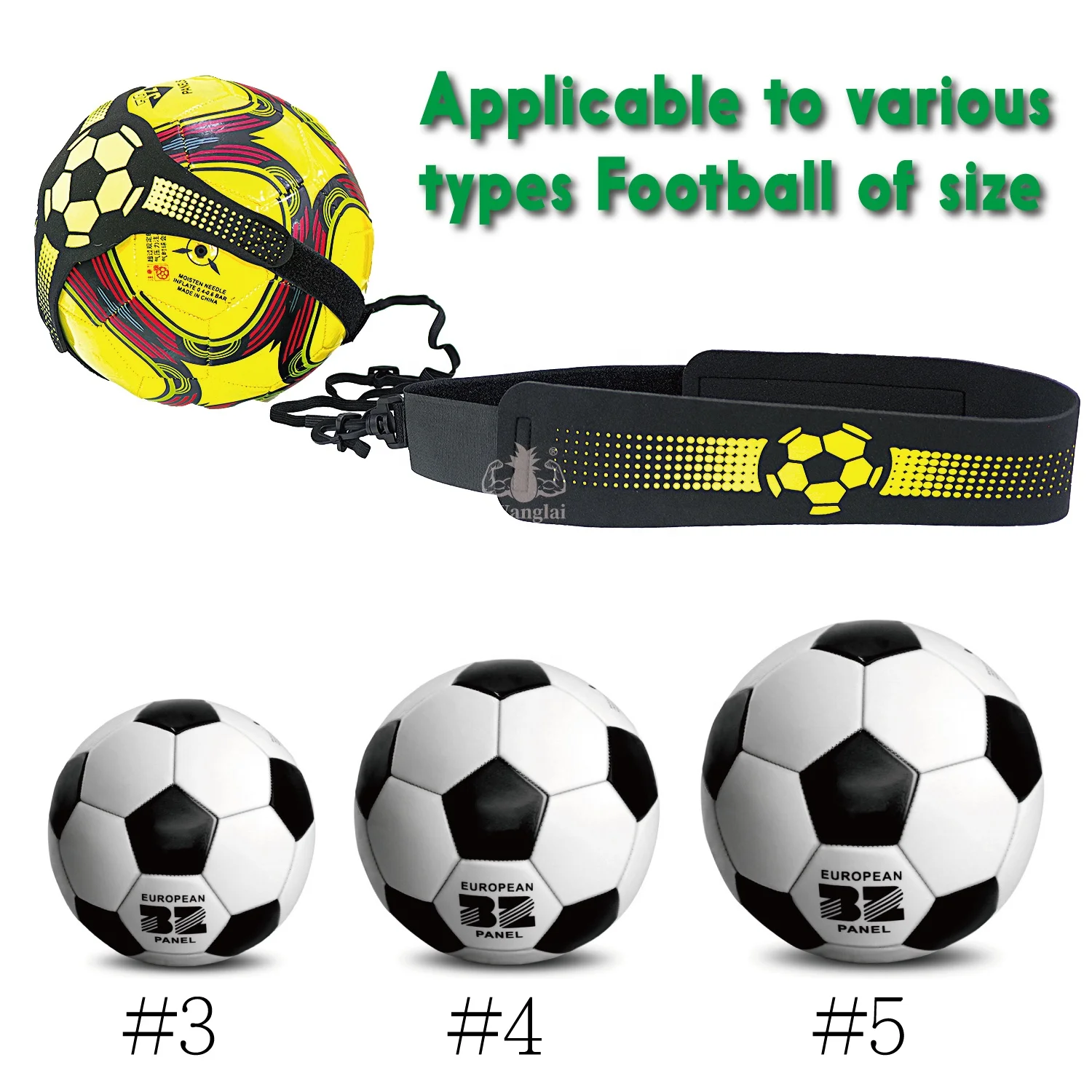 Adjustable Training Equipment, Football Training Belt Kick Trainer, Soccer Solo Trainer Belt For Kick Sport