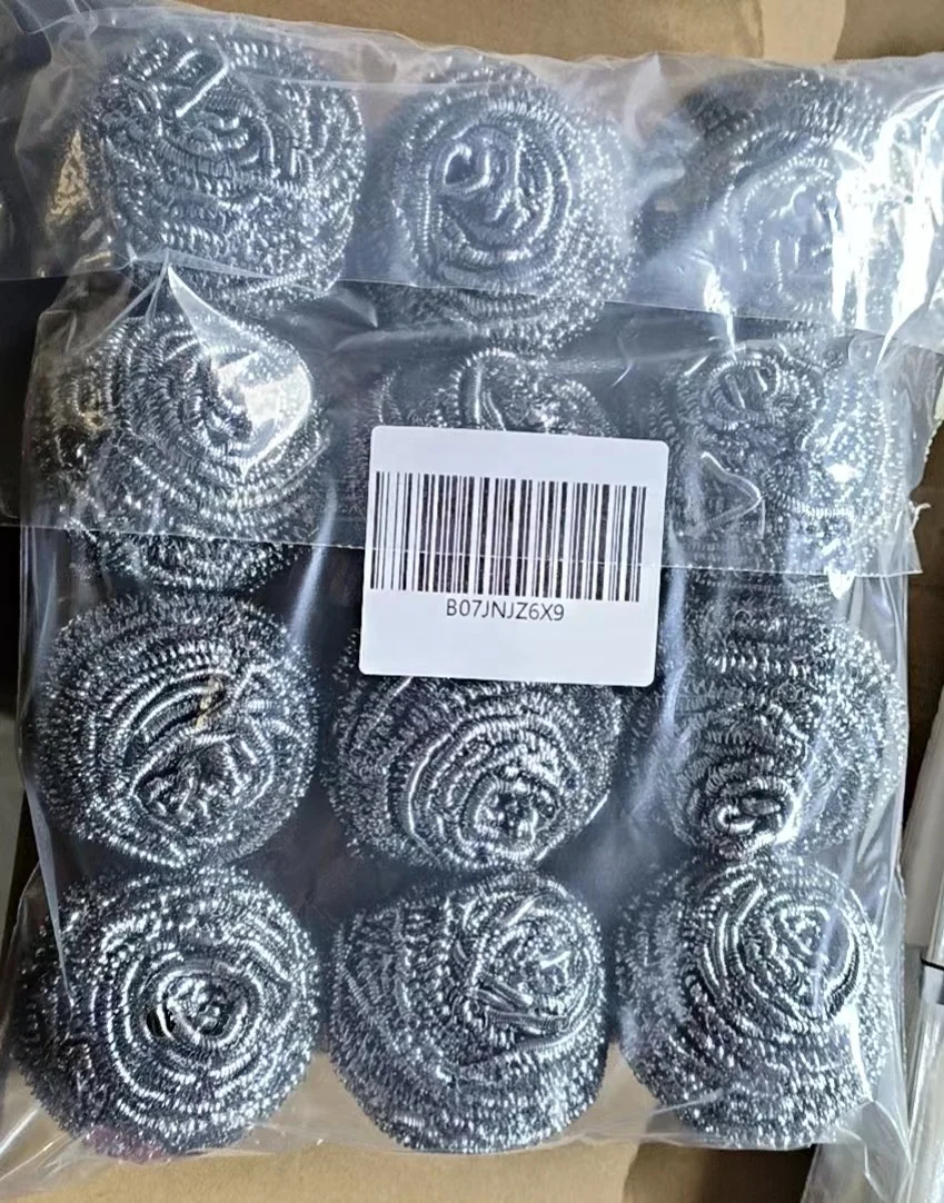 Cleaning Ball Stainless steel scrubber  Whatsapp: +86 13682078129