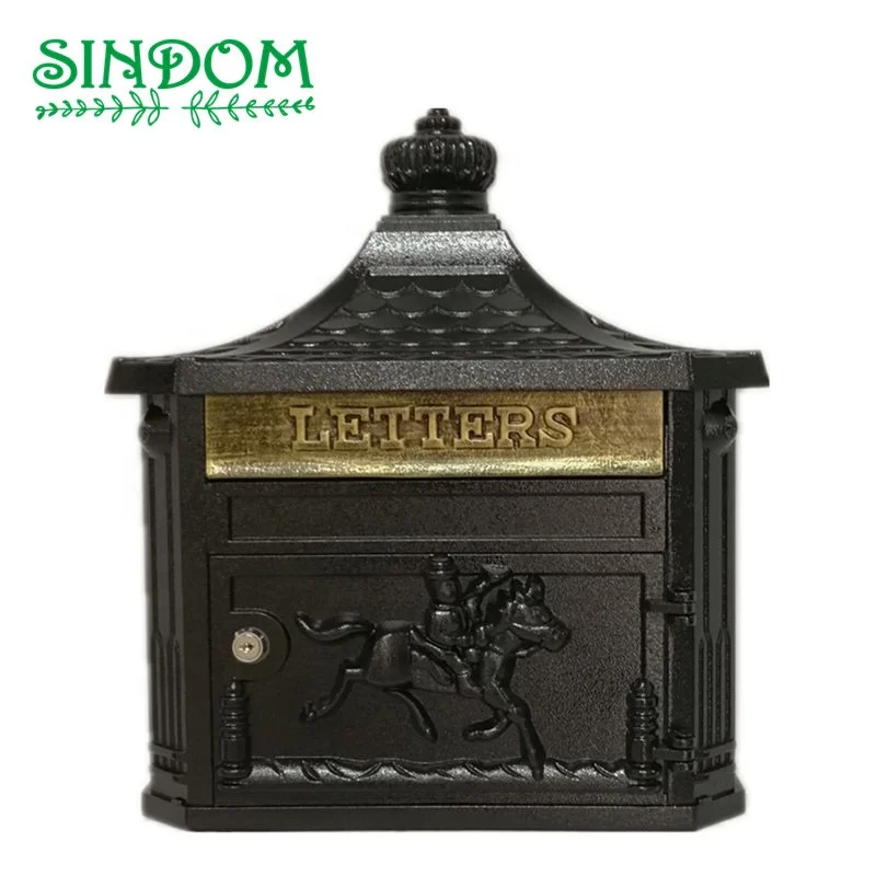 Factory Price Vintage Decorative Outdoor Wall Mounted Mailboxes for Sale