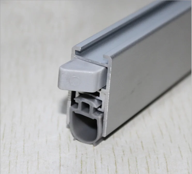 Surface Mounted Door Bottom Seals Aluminum Auto Drop Down Door Weather Stripping Weatherstrips