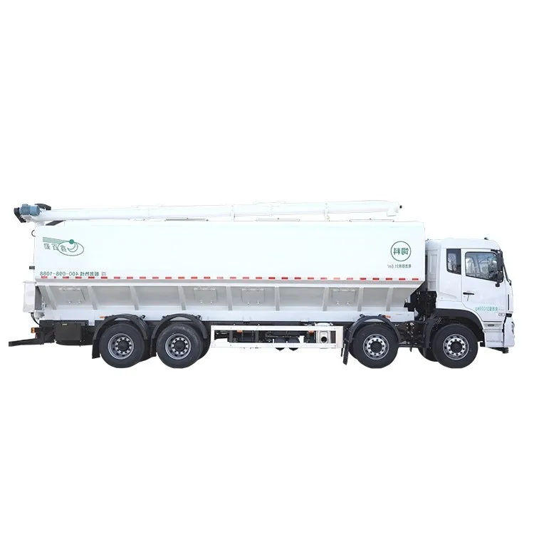 Original Design Dongfeng 8x4  Bulk Feed Transport Truck Poultry Feed Truck
