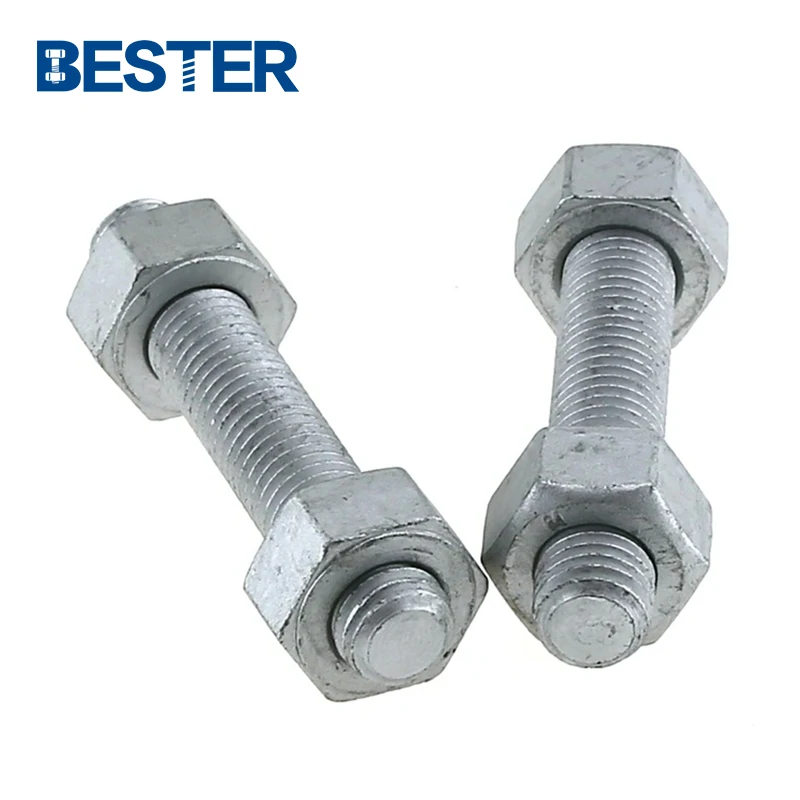 Ningbo Quality ASME Standard Grade B7 B16 Hot DIP Galvanized 10.9 Carbon Steel stud anchor bolt