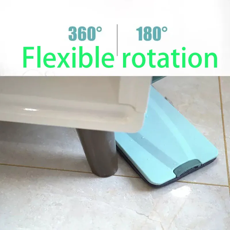 Hand-free household lazy mopping hand-free flat rotating mop dry and wet dual-use  clean mop bucket