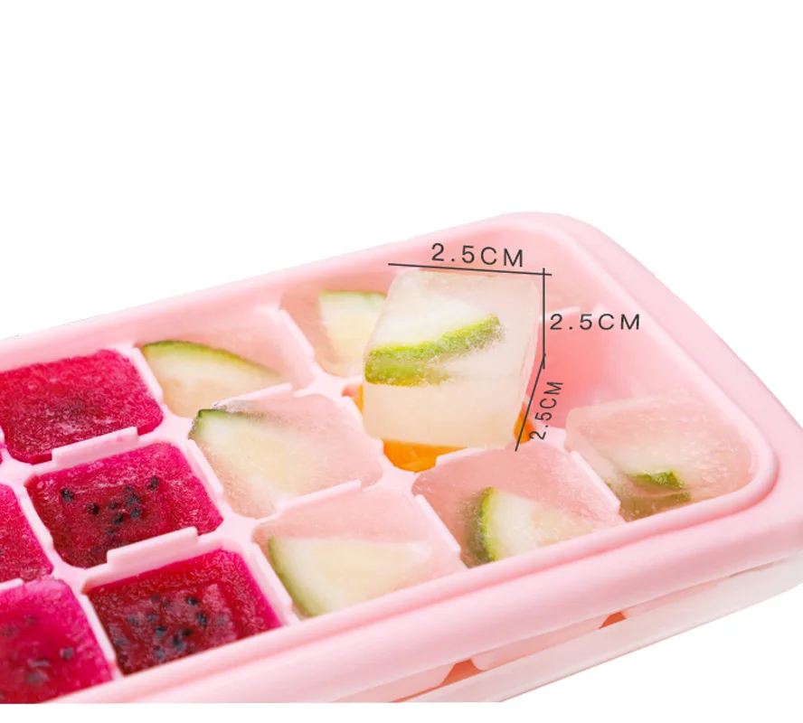 Environmental protection materials Whiskey drink ice cubes 24-36grid Collapsible  Silicone ice cube tray