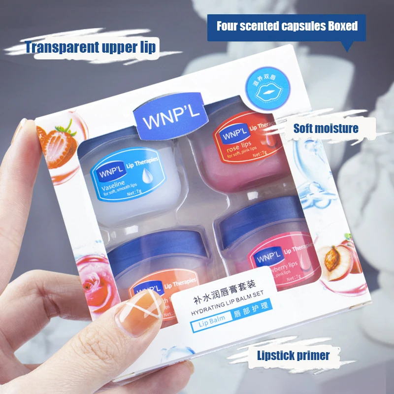 Plant Lip Balm Moisturizing Lipsticks Base Cute Makeup Anti-cracking Lip Oil Korean Cosmetics Skin Care Natural Original Female