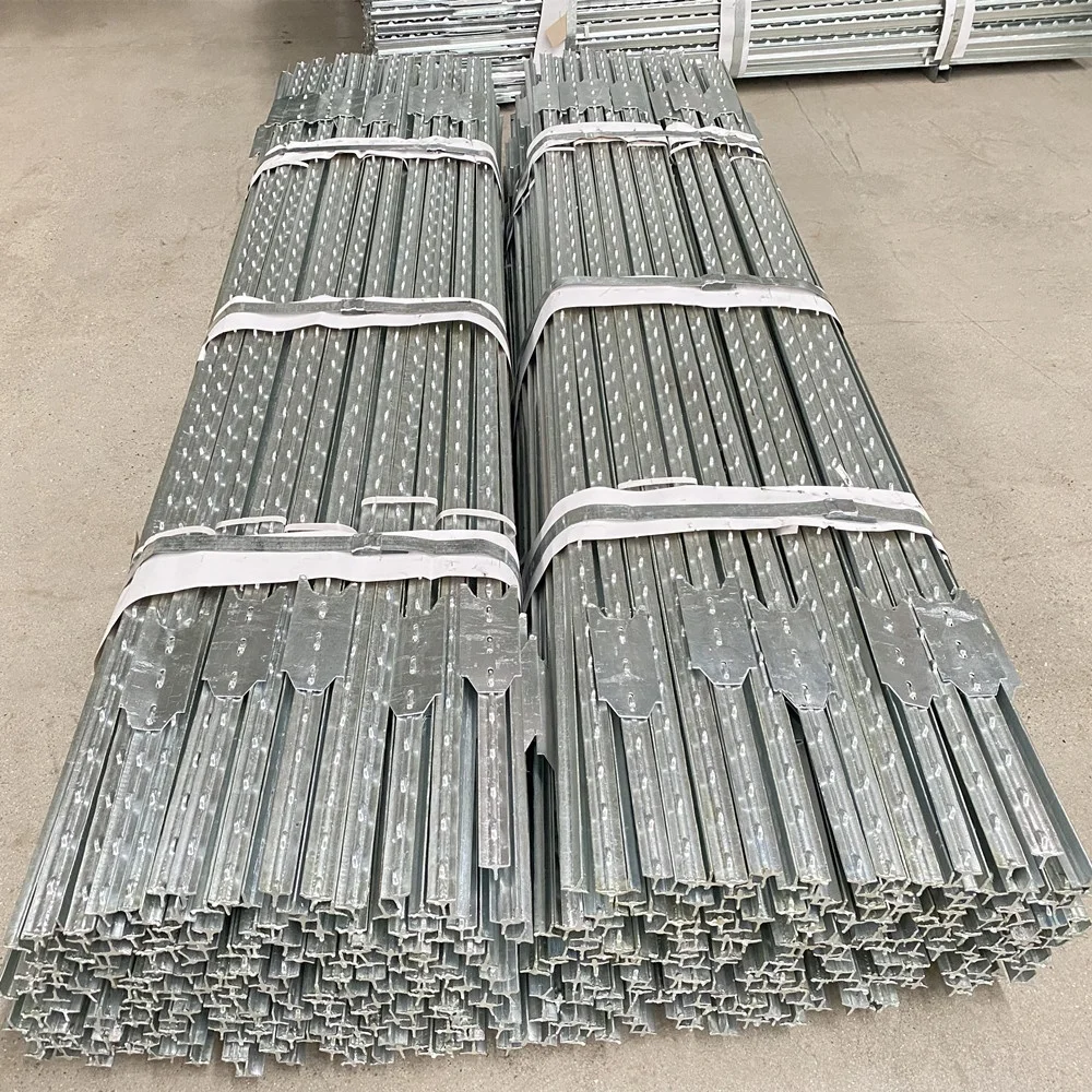 6ft Galvanized Steel Studded T-Post Metal Fence Post
