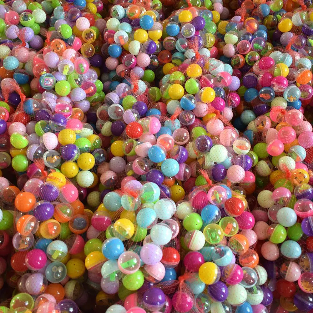 Best Selling Round Shape 45mm Multi-colors Doll Gashapon Capsule Gacha Ball Toys for Vending Machine