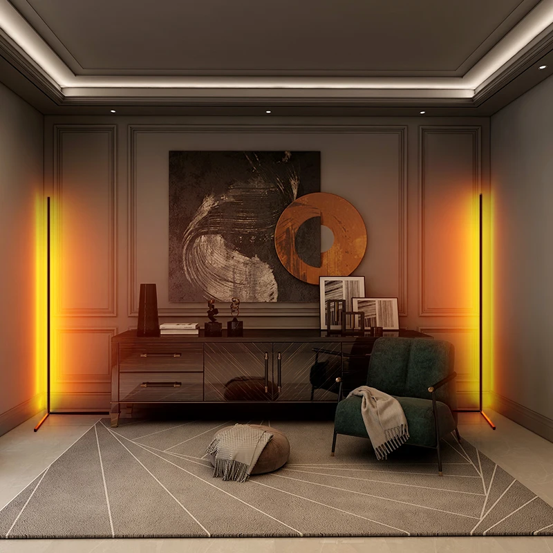 Blind bulk Dropshipping remote control vibrant rainbow colorful indoor lighting dimmable led rgb kona floor lamp