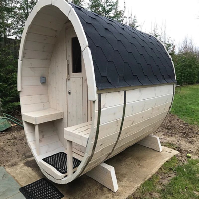 Hot Selling Modern Red Cedar 6 Person Outdoor Infrared Sauna Room