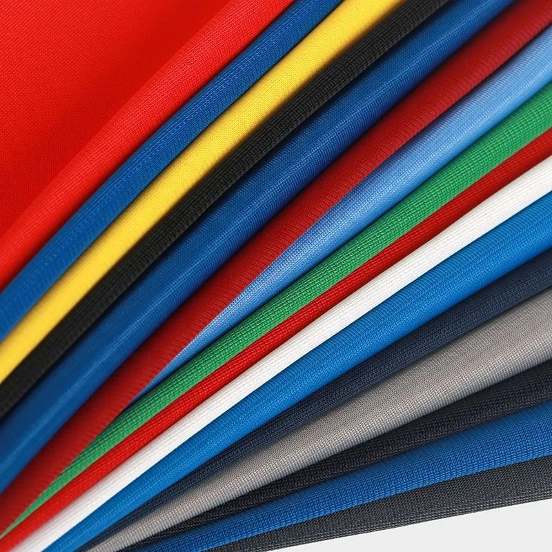 super poly fabric f wholesale knitted tricot brushed fabric tela polinam stretch velvet fabric for tracksuit