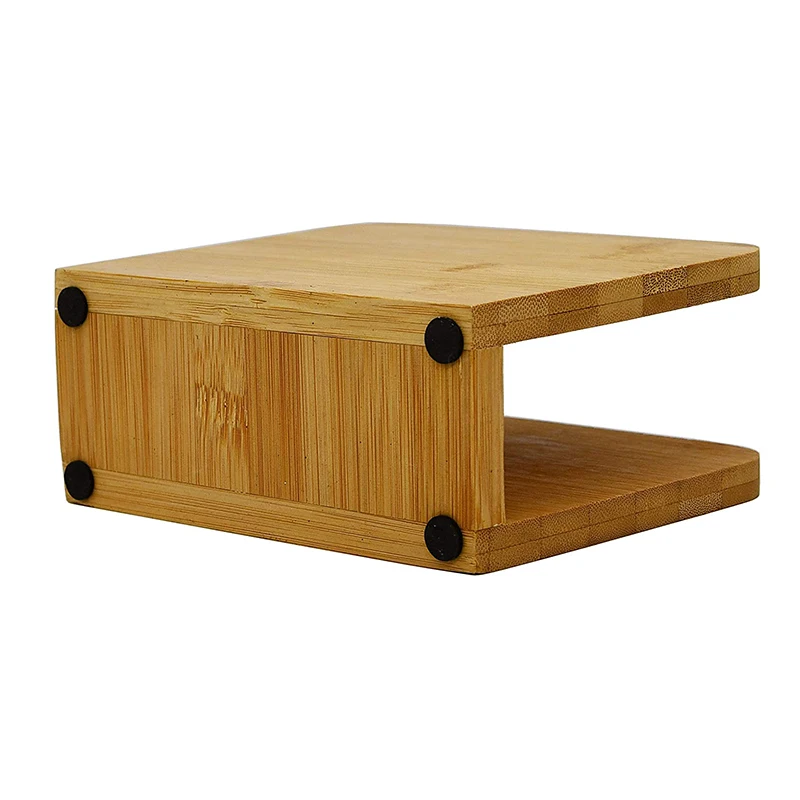 Custom Country Rustic Farmhouse Bamboo Napkin Holder Freestanding Tissue Dispenser for Kitchen