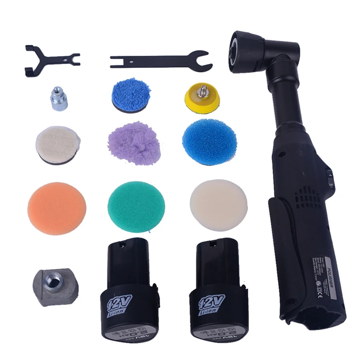 Lithium Battery Detail Cordless Scratches Killer Mini Polisher Da/Ro Car Poilshing Machine Set With 5 Variable Speeds