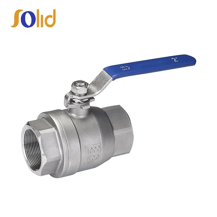 Stainless Steel CF8 1pc 2pcs 3pcs Threaded or Flanged End Ball Valve 1000 wog