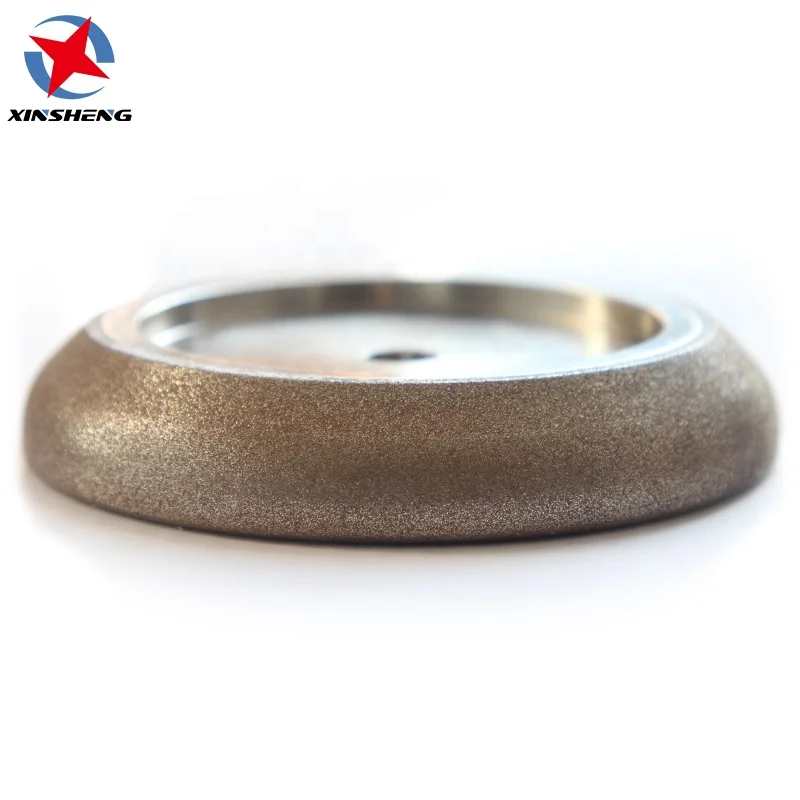 Sharpening sawmill bandsaw blades angle Electroplated CBN grinding Wheel disc WM diamond stone
