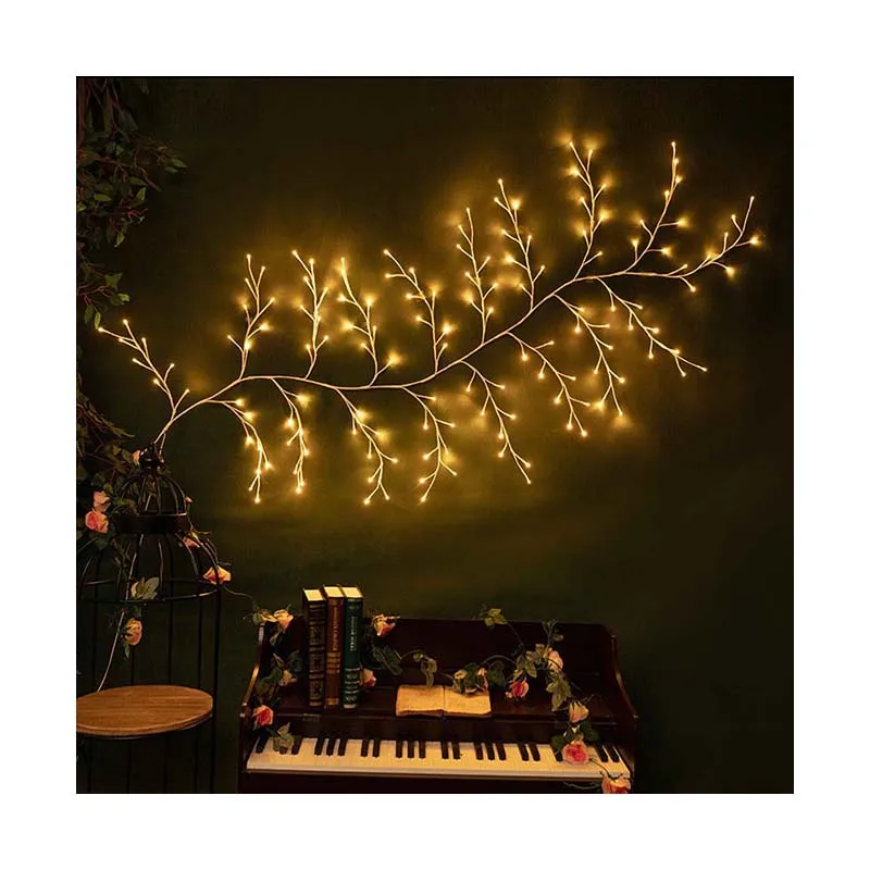 Room Decorative Lights Colorful Rattan Internet Red Led Tree Arrangement String Bedroom