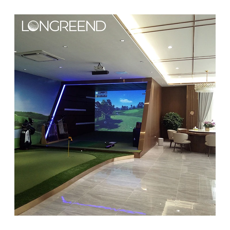 LONGREEND HD Golf Simulator Indoor Golf Simulated Golf