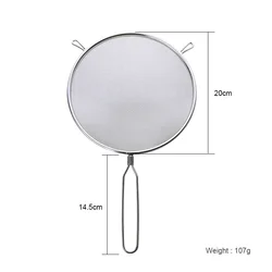 Baking Tools  Flour Colander Sifter Stainless Steel Fine Mesh Strainer For Kitchen