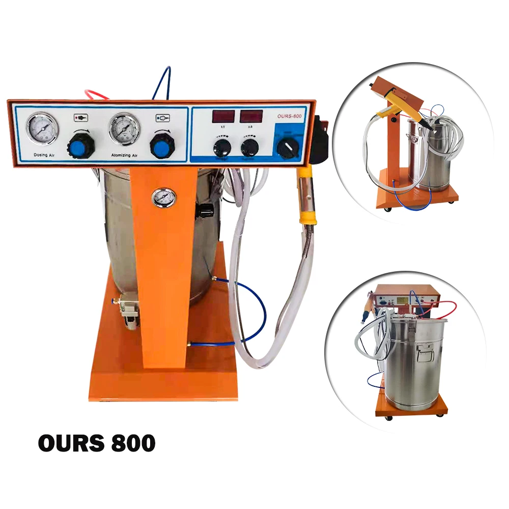 Manual Electrostatic Powder Coating Paint Spraying Gun Machine for Metal Aluminium Coating on Sale 30 35 40 45 50v