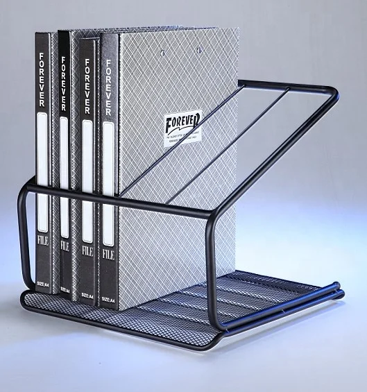 High Quality Office Accessory Metal Mesh Wire Hanging A4 A5 Size Expanding Stand File Document Magazine Folder Holder