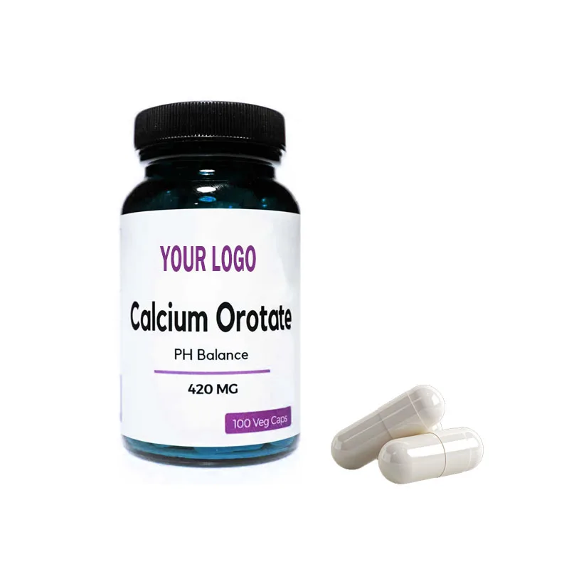 Hot Sell Nutrition Supplements Food Grade Orotic Acid CAS 22454-86-0 Bulk 99% Calcium Orotate Capsules