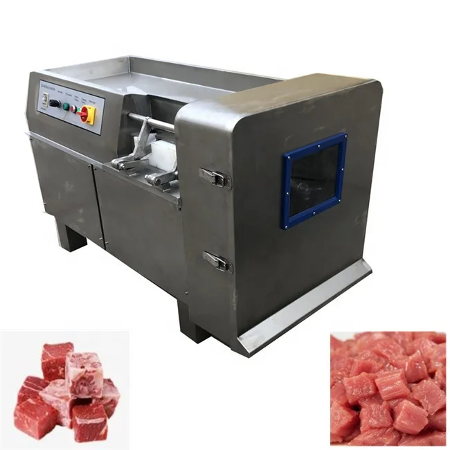 JUYOU Electric Frozen Meat Cutter Cutting Machine Meat Cube Cutting Equipment