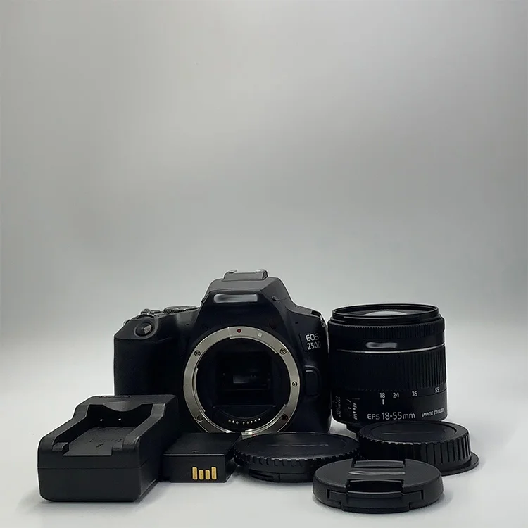 Используемая цифровая камера комплект использованных камер 250D/200Dii HD DSLR канализационная самовыравниваясь для Canon professional