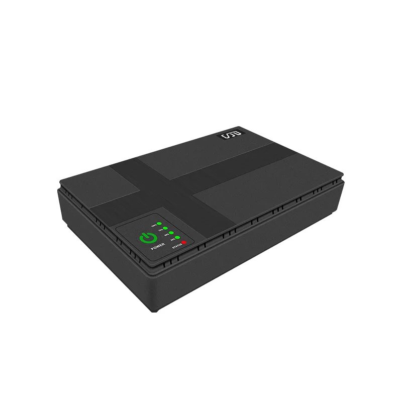 36W DC Mini UPS CE Certificated 9v 12V 15V 24v Poe UPS 10400mah Mini UPS for Wifi Router Battery Backup