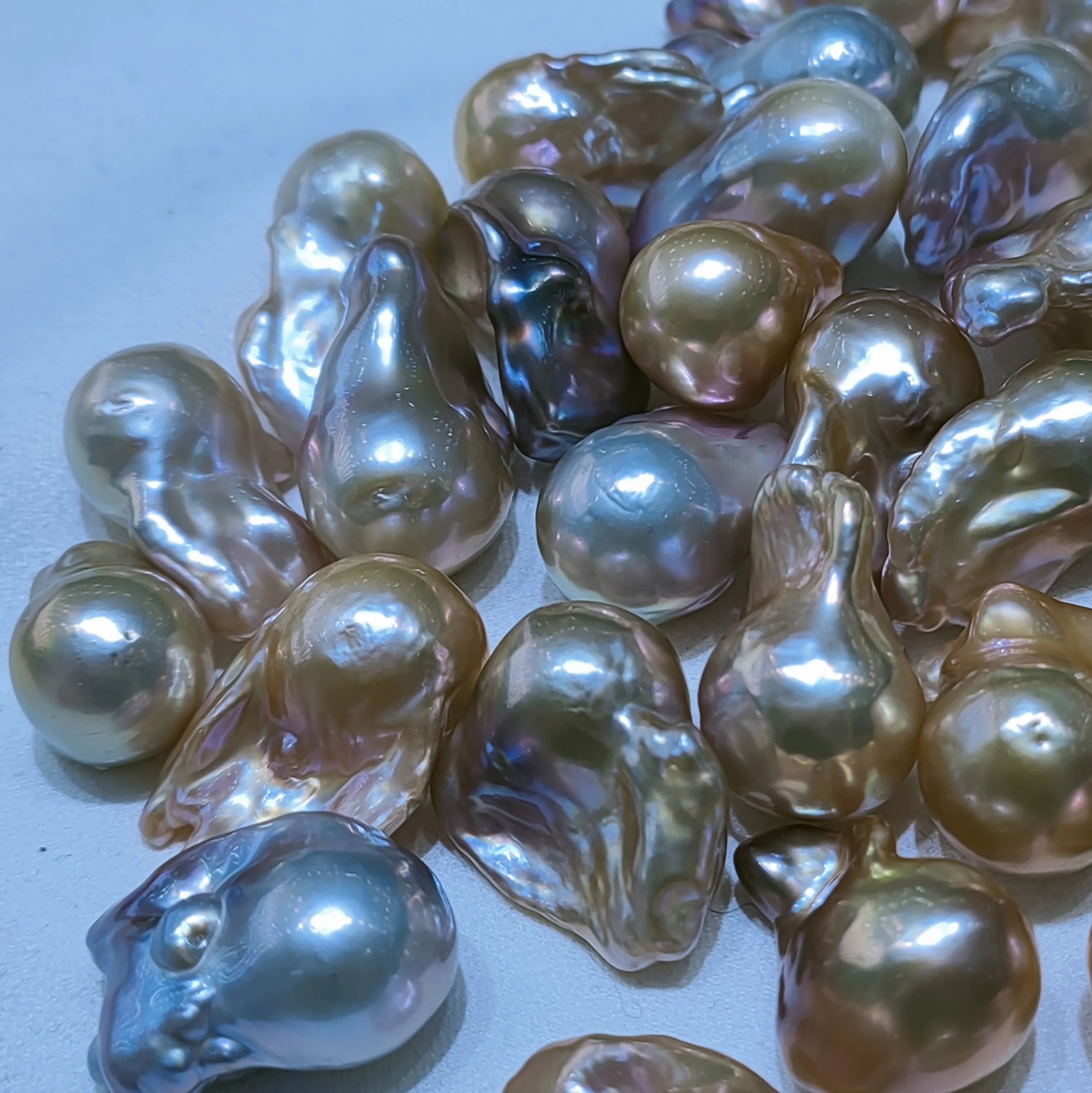 Wholesale High Quality Baroque Natural White Pearl Loose Beads for Handmade Jewelry Making joyas de perlas