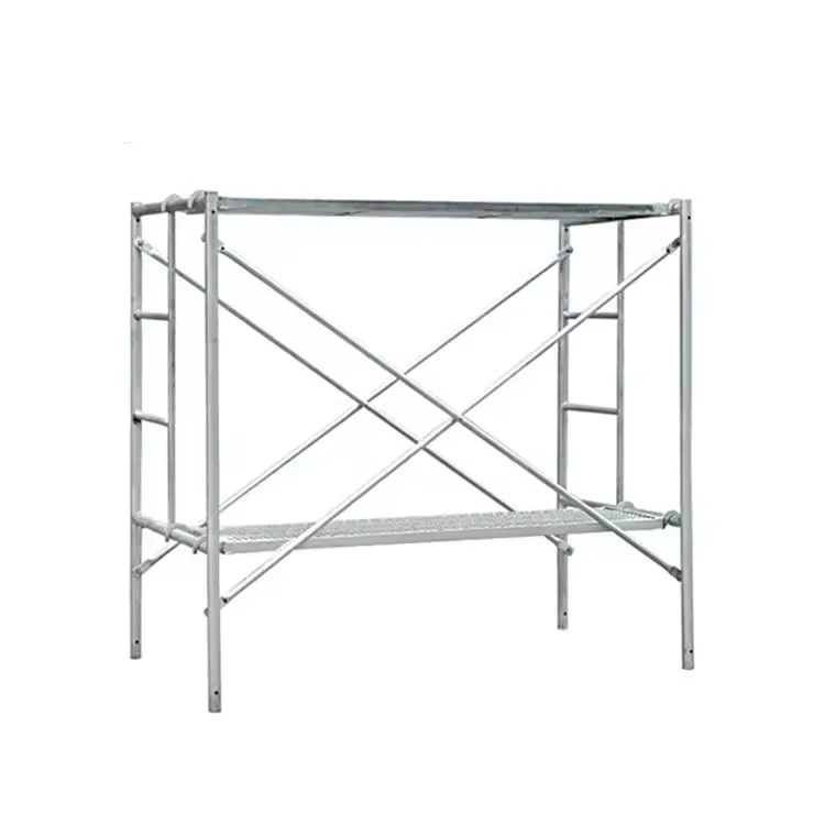Factory  Metal Mobile Walk-through H Frame Scaffold for Construction Galvanized Metal Scaffolding Plank Frame Construction
