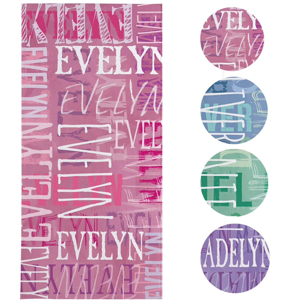 Custom logo pattern beach towel manufacturer printed pool summer rectangle microfiber soft eco friendly beach towels