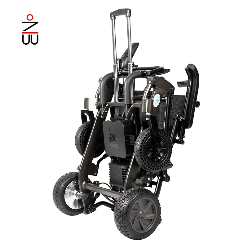 Электрическая складная электрическая инвалидная коляска литиевая для вождения с инвалидной коляской