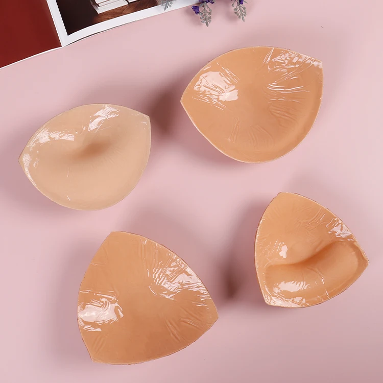 Thicken Cup Adhesive Strapless Push Up Bra Pad Insert For Bikini