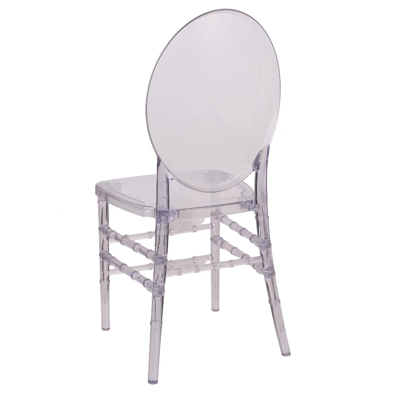 Wholesale Stackable Transparent Acrylic Events Wedding Clear Crystal Pc Dining Ghost Chair