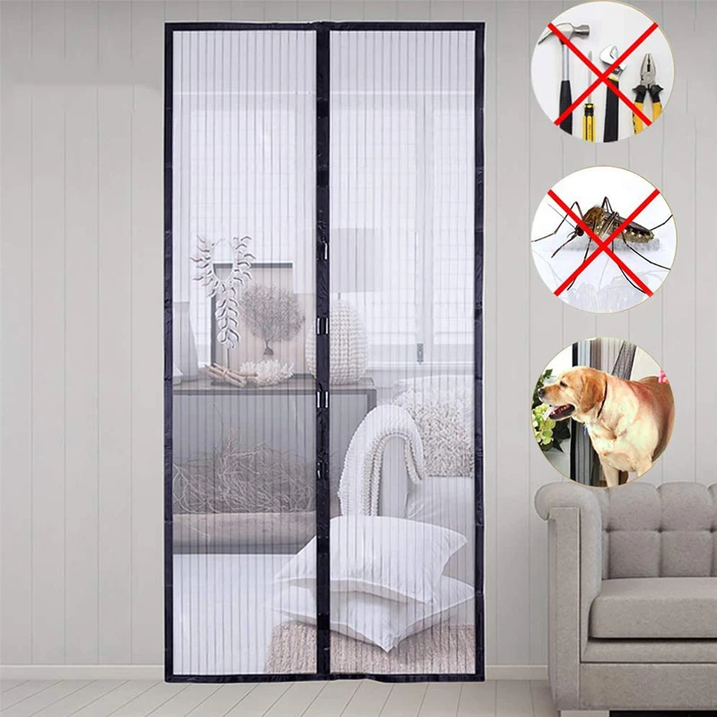 GUTSBOX 2021 New Products Door Net Curtain Magnetic Magnetic Mosquito Curtain